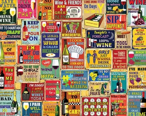 White Mountain - 1840 - I Love Wine (Steve Cameron) - 1000 Piece
