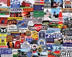 White Mountain - 1720 - I Love Connecticut (Charlie Girard) - 1000 Piece