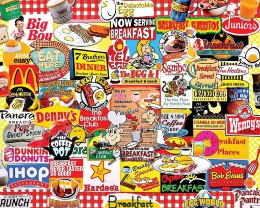 White Mountain - 1440 - I Love Breakfast (Charlie Girard) - 1000 Piece