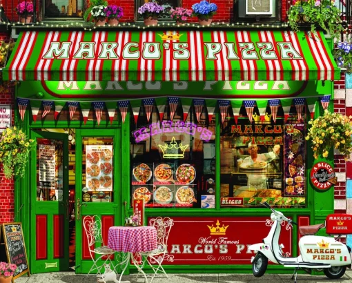 White Mountain - 1594 - Pizza Parlor (Garry Walton) - 1000 Piece