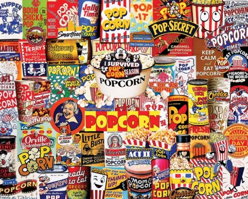 White Mountain - 1755 - Popcorn (Charlie Girard) - 1000 Piece