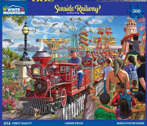White Mountain - 1943 - Seaside Railway (Steve Crisp) - 500 Larger Pieces