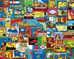 White Mountain - 1661 - State Stickers (Steve Cameron) - 1000 Piece