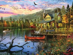White Mountain - 1416 - Sunset Cabin (Dominic Davison) - 500 Piece