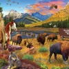 White Mountain - 1787 - Yellowstone National Park (David Maclean) - 1000 Piece