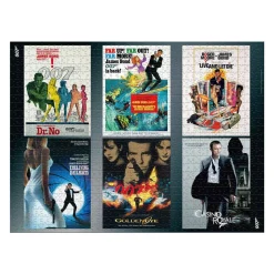 Winning Moves - WM01314-ML1 - All 6 James Bonds - 1000 Piece