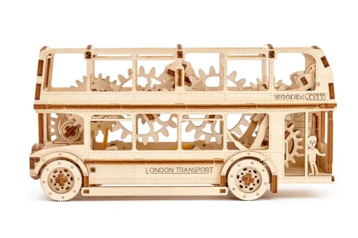 Wooden City - Wooden Mechanical London Bus Number of Details 216