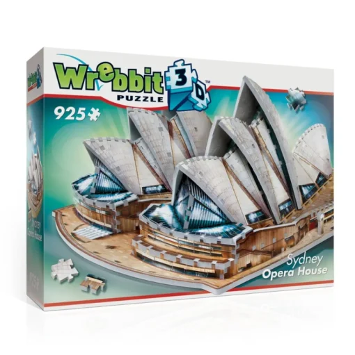 Wrebbit - Sydney Opera House - 925 Foam Backed Puzzle Pieces 3D