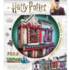 Wrebbit - W3D-509 - Diagon Alley - Quality Quidditch Supplies - 305 Foam-Backed Puzzle Pieces