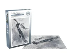 Zee Productions - BELL002PZT - Butcher Bird Down (RAF Spitfire MKIV VS Luftwaffe Fw 190 A-8 1944) The Keith Burns Collection - 1000 Piece